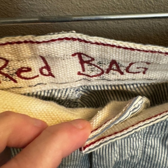 RARE SAILING REGATTA MURPHY & NYE RED BAG Functional Seer Cotton Men’s Pants - Picture 13 of 17